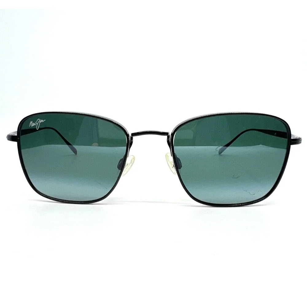 Maui Jim Japan SPINNAKER MJ545-2M 54-19-140‎ Black Metal Sunglasses Frame H9104